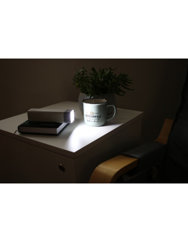 400188495,Lampa UNILUX led pocketlight portabila pentru birou, functie de lanterna, baterie incorporata, retractabila, Alba