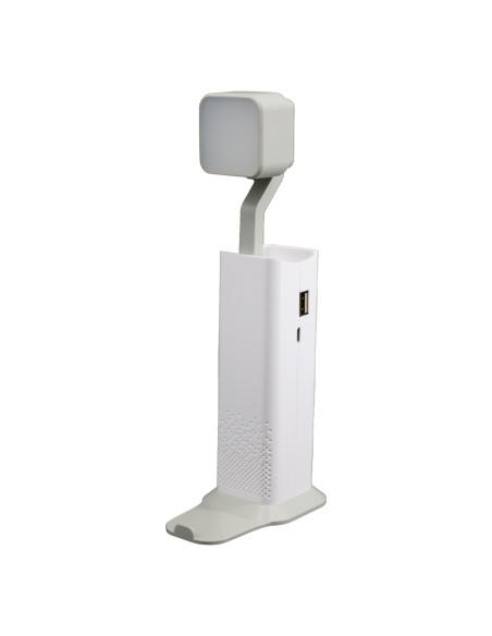 400188495,Lampa UNILUX led pocketlight portabila pentru birou, functie de lanterna, baterie incorporata, retractabila, Alba