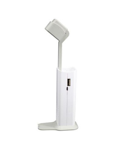 400188495,Lampa UNILUX led pocketlight portabila pentru birou, functie de lanterna, baterie incorporata, retractabila, Alba