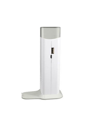 400188495,Lampa UNILUX led pocketlight portabila pentru birou, functie de lanterna, baterie incorporata, retractabila, Alba