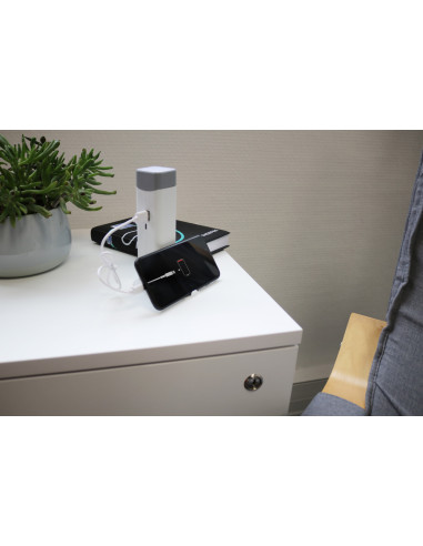 400188495,Lampa UNILUX led pocketlight portabila pentru birou, functie de lanterna, baterie incorporata, retractabila, Alba