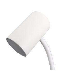 400188805,Lampa unilux led lou portabila pentru birou, design compact cu brat flexibil, comutator tactil, Alba 2