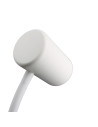 400188805,Lampa unilux led lou portabila pentru birou, design compact cu brat flexibil, comutator tactil, Alba
