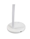 400188805,Lampa unilux led lou portabila pentru birou, design compact cu brat flexibil, comutator tactil, Alba