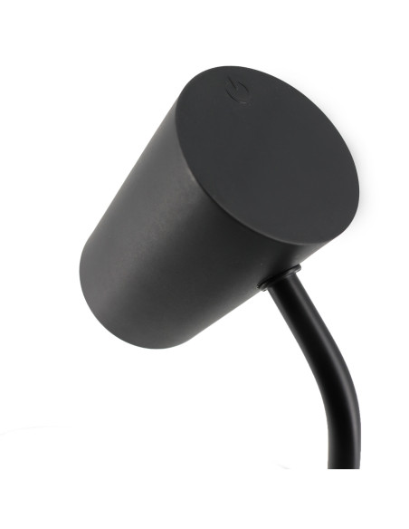 400188806,Lampa unilux led katz pentru birou, design elegant si practic, cap ajustabil, Neagra