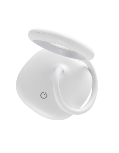 400132274,Lampa unilux led galy 1800 portabila pentru birou, design minimalist si compact, Alba