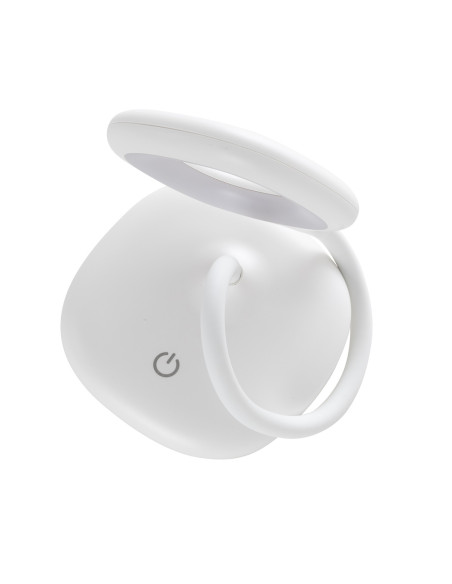 400132274,Lampa unilux led galy 1800 portabila pentru birou, design minimalist si compact, Alba