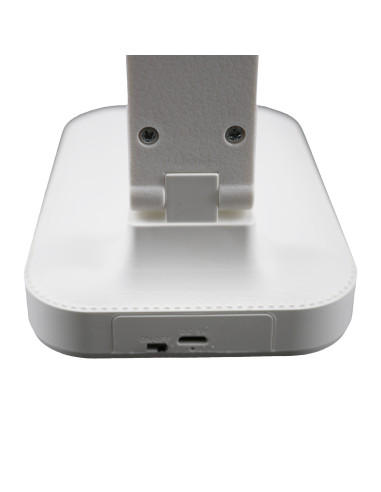 400188497,Lampa unilux led kapa portabila pentru birou, design modern si practic, baterie incorporata, cablu usb inclus, Alba