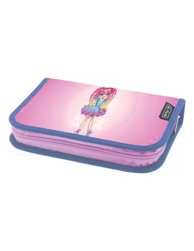 400198277,Penar neechipat cu 1 fermoar si 2 extensii Herlitz 400198277, Motiv fun princess