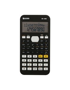 Calculator științific Eleven SR-135N, 12 digiți, 75.5 x 148 x 13 mm, Negru 