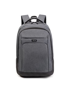Ghiozdan URBAN GRAY OFFISHOP cu compartiment laptop, 32 x 19 x 47 cm, Gri  