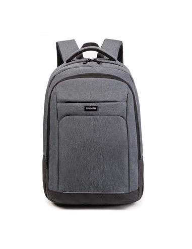 Ghiozdan URBAN GRAY OFFISHOP cu compartiment laptop, 32 x 19 x 47 cm, Gri  