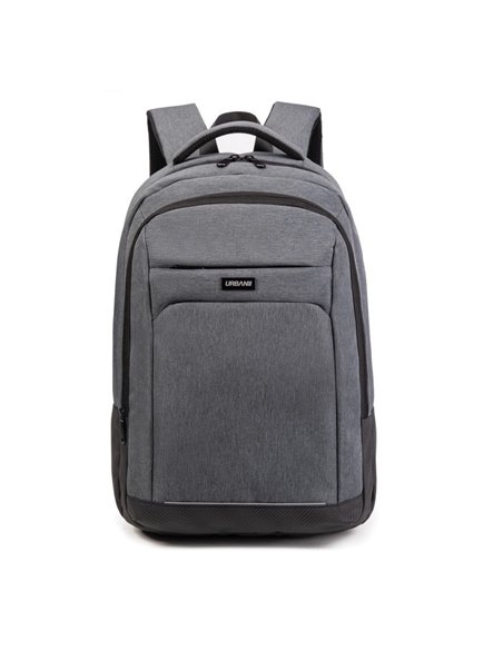 Ghiozdan URBAN GRAY OFFISHOP cu compartiment laptop, 32 x 19 x 47 cm, Gri  