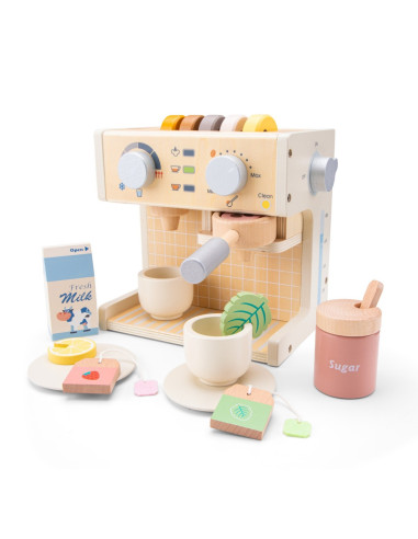 Jucarie lemn, Cafetiera Woet