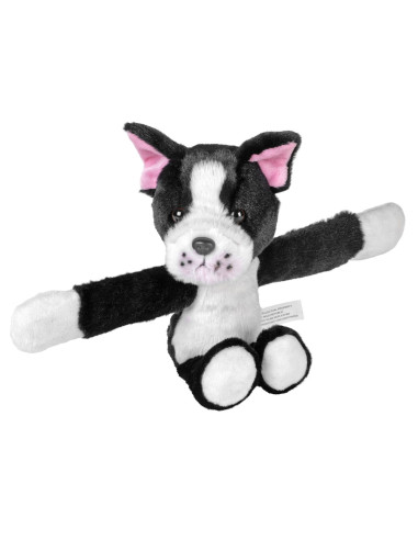 Jucarie plus Wild Republic, Catelus Boston Terrier Huggers, 20 cm