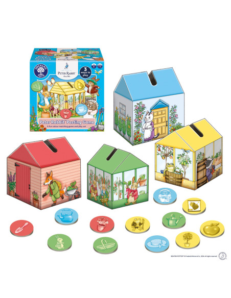 Joc educativ de asociere si potrivire a culorilor Peter Rabbit