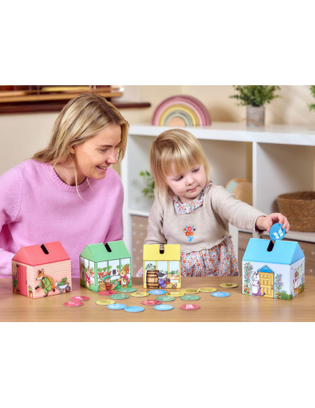 Joc educativ de asociere si potrivire a culorilor Peter Rabbit