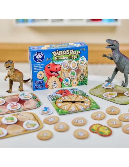 Joc educativ Orchard Toys, Oua de dinozaur cu numere