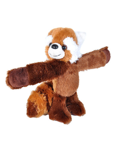 Jucarie plus Wild Republic, Panda Rosu Huggers, 20 cm