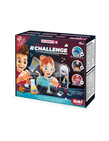 Set 30 experimente de pe internet Buki France, Provocari de chimie