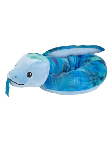 Jucarie plus, Sarpe Albastru SQUISHY, 132 cm