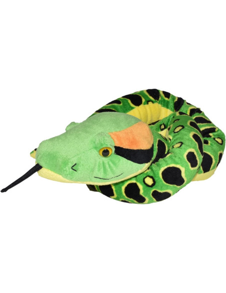 Jucarie plus Wild Republic, Sarpe ANACONDA, verde inchis, 137 cm