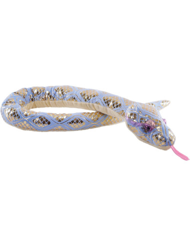 Jucarie Plus Wild Republic, Sarpe FOILKINS-DIAMOND BLUE, 137 cm