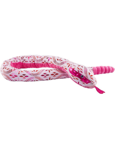 Jucarie plus Wild Republic, Sarpe Pink Blossom Foilkins, 137 cm
