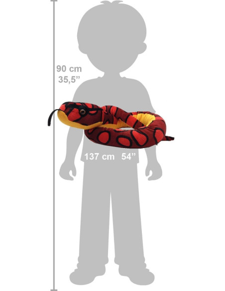 Jucarie plus Wild Republic, Sarpe RAINBOW BOA, 137 cm