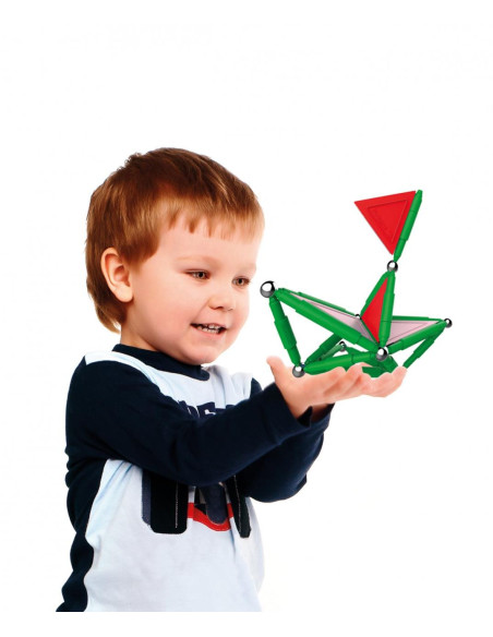 Set de constructie magnetic de baza Supermag Tags, 28 piese