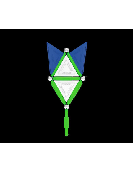 Set de constructie magnetic de baza Supermag Tags, 28 piese