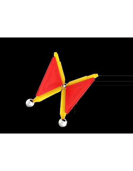 Set de constructie magnetic de baza Supermag Tags, 28 piese