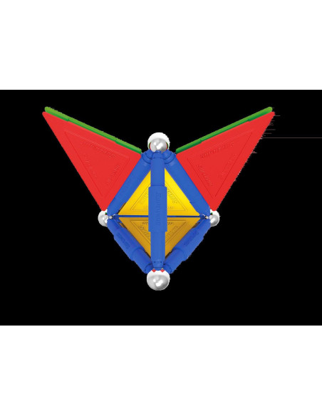 Set de constructie magnetic de baza Supermag Tags, 28 piese