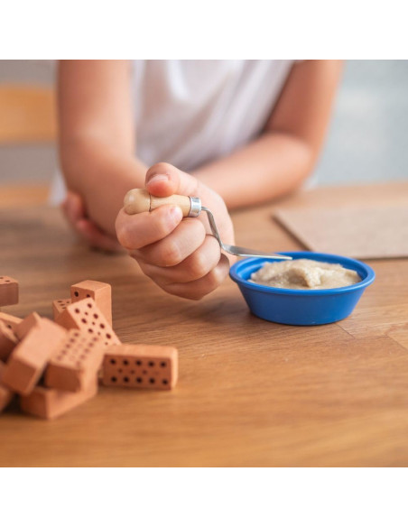 Set Sortiment de Caramizi cu mortar si accesorii