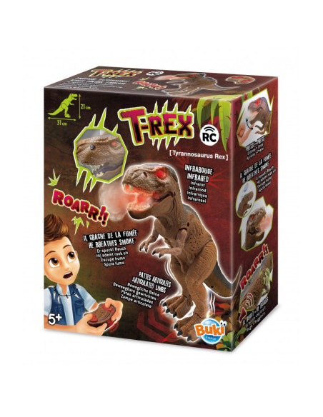 Dinozaur de jucarie cu telecomanda T-Rex R/C, 31 cm 