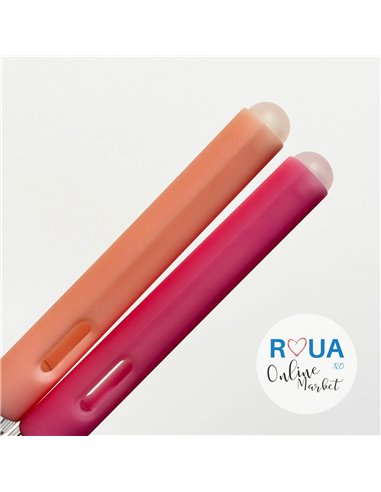 Set 2 stilouri cu cerneala termosensibila + Rezerve, Bunny peach