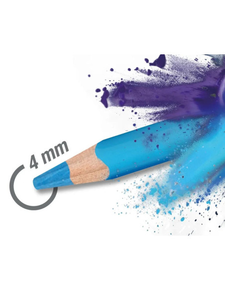 FC116544,Creioane colorate triunghiulare ergonomics Faber-Castell FC116544, 24 culori FC116544,Creioane colorate triunghiulare ergonomics Faber-Castell FC116544, 24 culori
