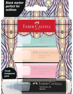 Set 4 x Textmarker pastel...
