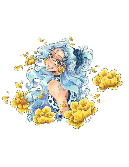 FC164701,Set romantic Manga No.1 Faber-Castell FC164701, 8 bucati sketch markere goldfaber + 2 pitt artist pen + creion grafit