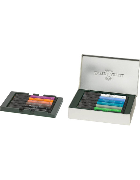 FC267135,Cutie 12 markere pitt artist pen cities new york Faber-Castell FC267135, 12 culori