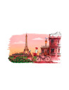 FC267136,Cutie 12 markere pitt artist pen cities paris Faber-Castell FC267136, 12 culori