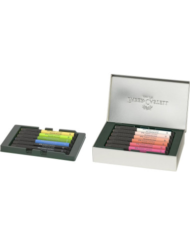 FC267136,Cutie 12 markere pitt artist pen cities paris Faber-Castell FC267136, 12 culori