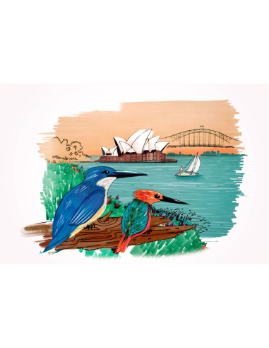 FC267138,Cutie 12 markere pitt artist pen cities sydney Faber-Castell FC267138, 12 culori