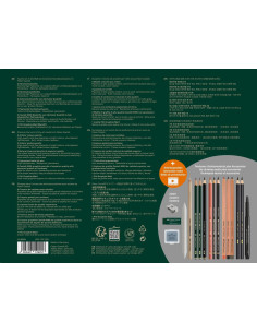 Set arta discovery desen uscat Faber-Castell FC112925, 17 piese 2