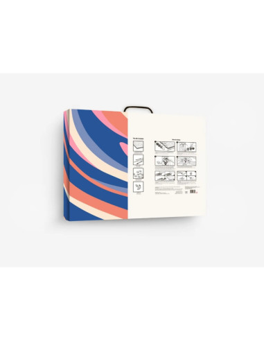 P4266,Set pictura pe numere 40x50cm, Brushme - Herghelie de cai - pensule, culori, BS8288