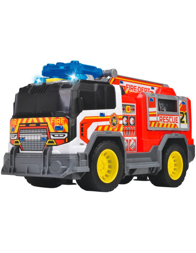 S203306020,Masina de pompieri Dickie Toys Fire Rescue Unit 30 cm cu lumini si sunete