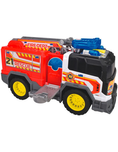 S203306020,Masina de pompieri Dickie Toys Fire Rescue Unit 30 cm cu lumini si sunete