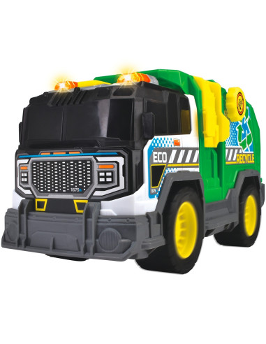 S203306021,Masina de gunoi Dickie Toys Recycle Truck 30 cm cu lumini si sunete