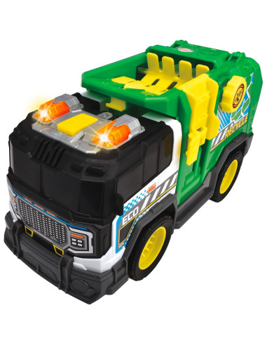 S203306021,Masina de gunoi Dickie Toys Recycle Truck 30 cm cu lumini si sunete
