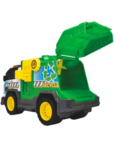 S203306021,Masina de gunoi Dickie Toys Recycle Truck 30 cm cu lumini si sunete